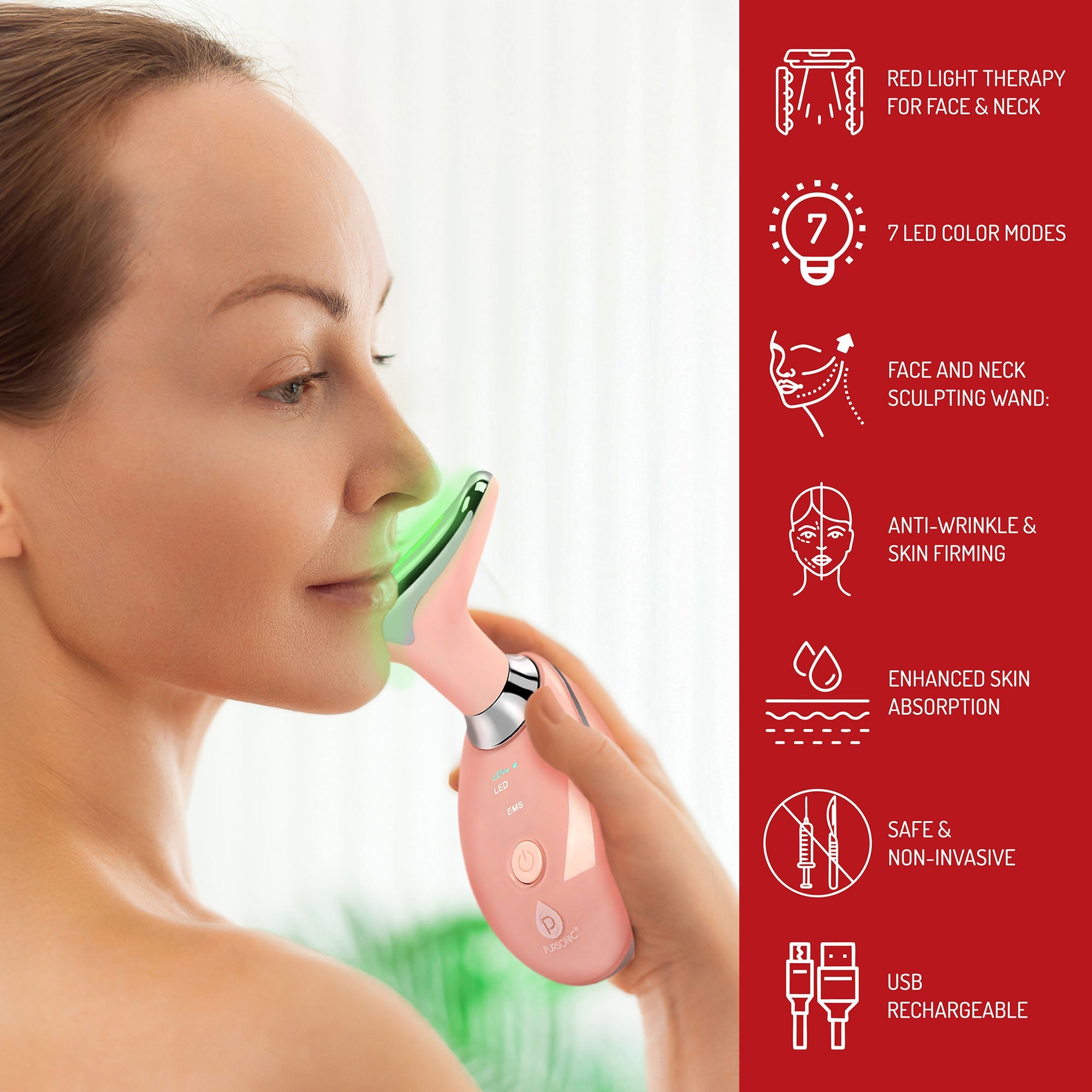 3-in-1 LED Spa & Therapy Bundle - Shine Bright Skincare