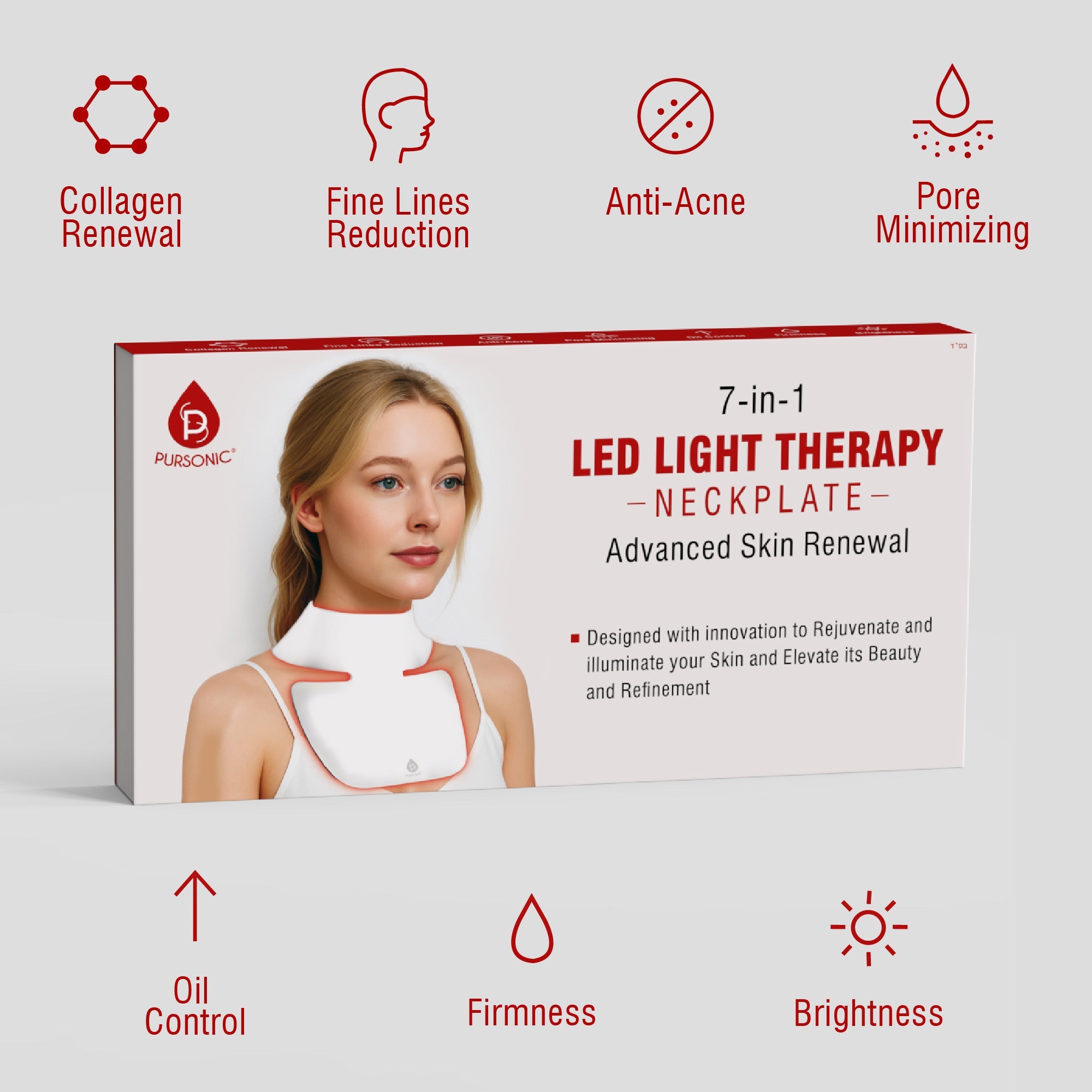 Youthful Neck with LED Light Therapy - Shine Bright Skincare