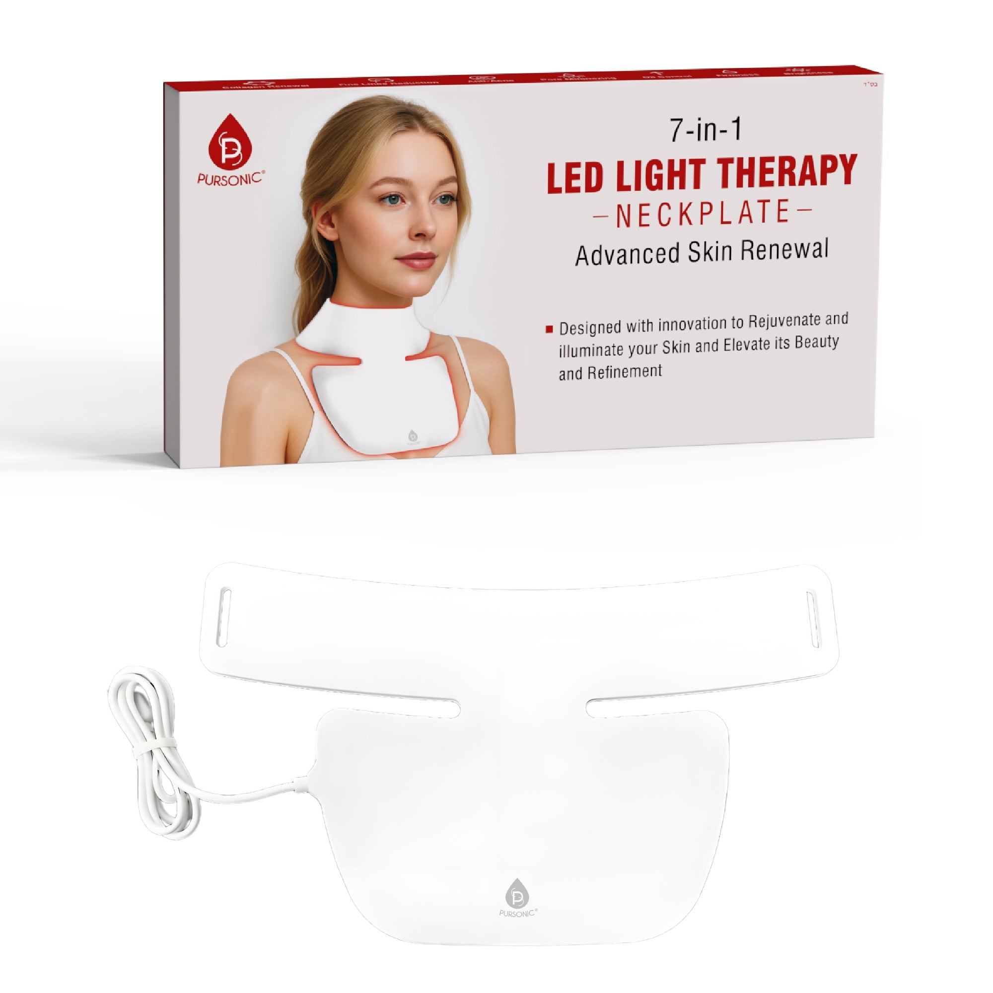 Youthful Neck with LED Light Therapy - Shine Bright Skincare